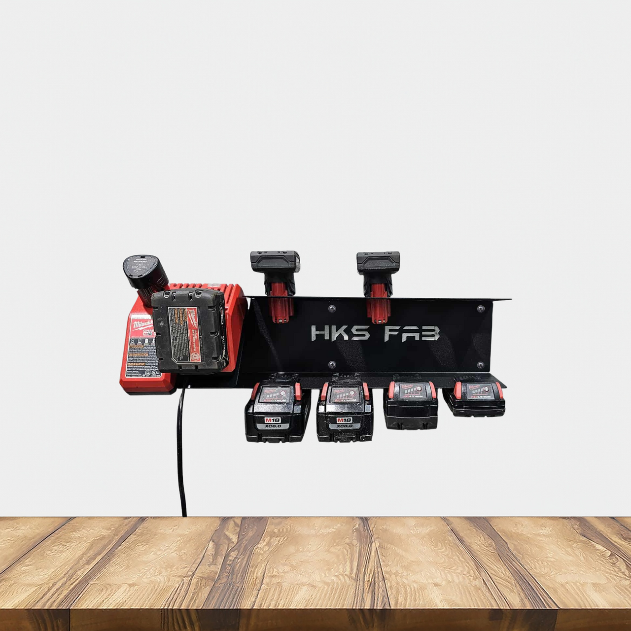 Milwaukee M18 and M12 Locking Battery Charging Station – Wall Mounted