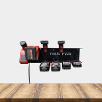Milwaukee M18 and M12 Locking Battery Charging Station – Wall Mounted