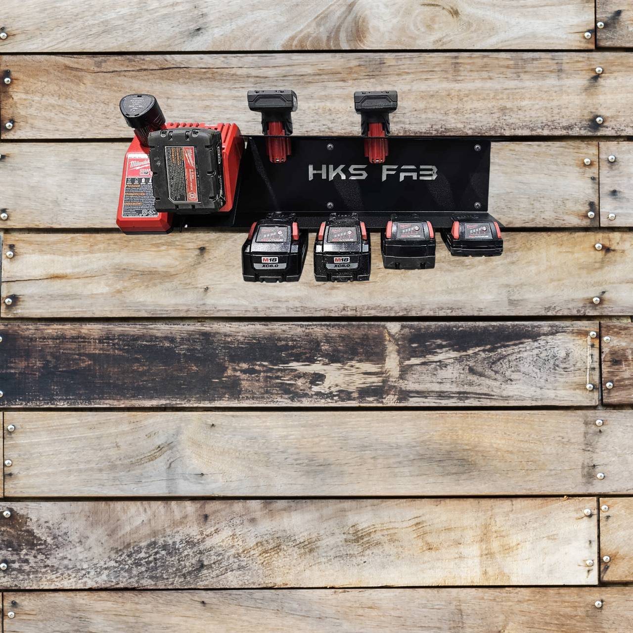 Milwaukee M18 and M12 Locking Battery Charging Station – Wall Mounted