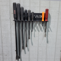 Pry Bar Holder - Wall & Cart Mount Tool Organizer Rack