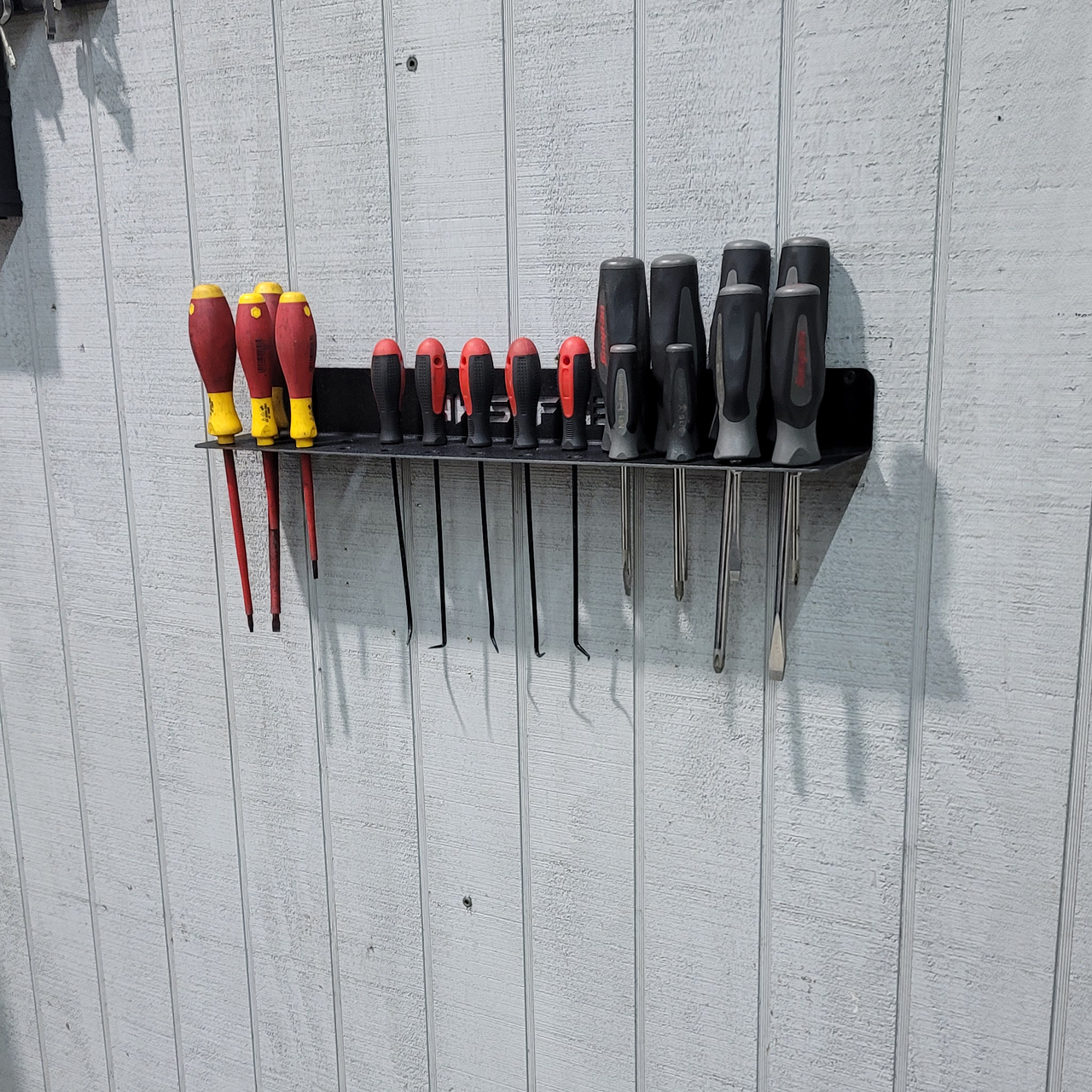 Universal Screwdriver Rack - Wall & Cart Mount Tool Organizer