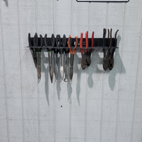Universal  Plier Rack - Wall & Cart Mount Tool Organizer
